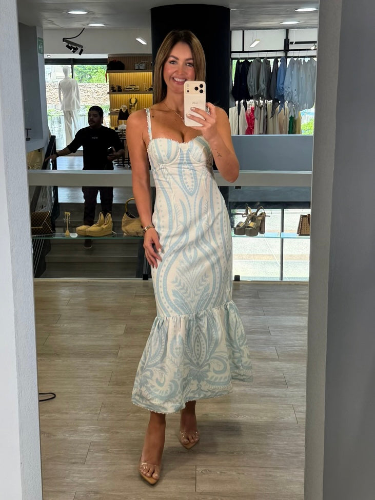 Blue dress
